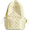 Generic Polka Dot Backpack,Lightweight Foldable Polka Dot Backpack，Yellow | Fashion Nylon Large Capacity Polka Dot Bookbag,Women Cute Backpack,Gift for Ladies,Casual Travel Daypack