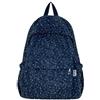 Kexpery Zaino Donna in Denim Brillante con Strass Borsa Spaziosa Stile per Viaggi, Studi, Appuntamenti, Blu Retro, Moyen, alla moda