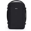 ECOHUB Zaino Easyjet 45x36x20 cm, Zaino da Viaggio Unisex 30L con 10 Tasche | Scomparto 3D per Laptop 15.6, Tasca Antifurto, Cerniera SBS, Resistente all'acqua, Riciclato, per Lavoro, Nero