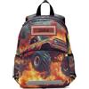 RPLIFE Zaino personalizzato per ragazzi con nome personalizzato, zaino per moto, Monster Truck-1, Medium, Zaini Carino