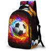 WECECE Zainetti Football Alunni 8-12 Anni Zaino per Computer Soccer Bambino Classe 4-6 Cartella Scolastica, per Studenti Durable Moderno Ritorno a Scuola Backpack