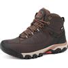 AX BOXING Scarpe Uomo Invernali Caldo Fodera Stivali Antiscivolo Scarponcini Uomo Invernali Scarpe Trekking Stivaletti Taglia 41-46 EU
