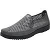 Generico Scarpe Uomo Traspiranti Estive Senza Lacci Scarpe Uomo Leggere Estive Comode : Slip-On in Rete Antiscivolo Moccasini Tinta Unita Mocassino Casual Loafers da Sera Estive per Il Tempo Libero