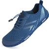IceUnicorn Scarpe da spiaggia da donna e uomo, scarpe da nuoto estive, ad asciugatura rapida, Blu scuro, 40 EU