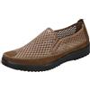 Generico Scarpe Uomo Traspiranti Estive Senza Lacci Scarpe Uomo Leggere Estive Comode : Slip-On in Rete Antiscivolo Moccasini Tinta Unita Mocassino Casual Loafers da Sera Estive per Il Tempo Libero