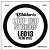 D'Addario Corda singola D'Addario LE013 in acciaio, senza pallino finale, .013