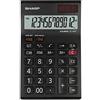 Sharp el-124twh Office desktop calcolatrice, colore: Nero/Bianco