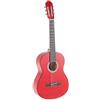 GEWA Chitarra classica, Chitarra Basic, corpo tiglio, tastiera in legno di pakka, meccaniche cromate, 3/4 rosso
