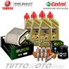 Castrol - HIflo - NGK Tagliando YAMAHA V-Max 1200 1996-2007 Kit Olio Castrol 10W40 Filtri Candele VMAX