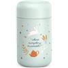 Suavinex Wonderland Liberty Thermos Pappa 400 ml in Acciaio Inox per Alimenti Caldi e Freddi - Azzurro
