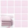 LUPATDY 12 tappetini puzzle a incastro, in schiuma, 30 x 30 cm, per bambini, per il soggiorno, la camera da letto, per il gioco (rosa chiaro)