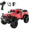 wheelfun 1/18 RC Fuoristrada veicolo C8813 4 * 4 2.4 GHz simulazione pick-up camion arrampicata auto RTR spazzolato motore impermeabile ESC Hobby Grade modello per adulti hobby (rosso)