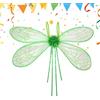 Generic Ragazze libellula Prop | Accessori per fata, ali per carnevale, Halloween, casa, appartamento, compleanno, Pasqua, feste in maschera, Natale