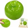 Babuman Squishy Squishy - Palla antistress realistica a forma di mela, antistress, non rimbalza, antistress, per pelle schiacciata, morbida, riempita, antistress, per adulti (verde mela)