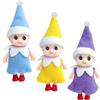 YAAVAAW 3 Pezzi di Bebè e Pupazzi Elfo di Natale per Bambini e Bambine, Regalo per Calze di Natale, Giocattoli Innovativi della Tradizione, Per Divertimento Familiare Festivo