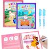 OSDUE Libro da Colorare ad Acqua 2 Pezzi con 2 penne magiche per in Viaggio | Libro Magico ad Acqua da Colorare riutilizzabili Facile da trasportare perRagazzi Ragazze Bambini Dai 3 Anni +