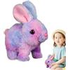 Generico Coniglietto Realistico Coniglio Robotico Interattivo di Peluche che Salta, | Realistico Movimenti Naturali, , Naso Tremolante, Orecchie Mobili, Coniglietto Peluche a Pile per Ba