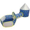 Generico Tenda Bambini 3 in 1 con Tunnel e Piscina di Palline, Castello Pieghevole | Include Tenda Tunnel E Piscina Di Palline In Un Unico Set, Castello Spazioso Stimola Immaginazione E Attivo, Si Piega I