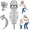 Generic Costume Di Peluche Da Scheletro Di Dinosauro | Costume 3D Con Estensione Della Colonna Vertebrale | Spinosauruss Plush dinos Outfit per Adulti e Bambini, Per Cosplay Halloween