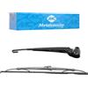 Metalcaucho Tergicristallo posteriore 68416 posteriore Refil spazzola tergicristallo con guida elastica integrata 350mm Compatibilità con VW Golf 4 Hatchback 1J1 Golf 5 Hatchback 1K1 Bora Variant 1J6
