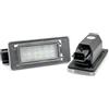 Generic Adatto for Dacia Duster 2017-2021 12V LED Luce targa bianca Gruppo luce targa,Luci della targa