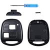 OTUAYAUTO Custodia a conchiglia portachiavi adatta per Toyota Yaris Corolla Rav4 Avensis, sostituzione custodia chiave con cacciavite