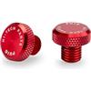 Puig 21804R Tappo Estetico Filetto Specchietto alluminio CNC, Rosso