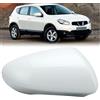 JSKAPA Copertura specchietto laterale per Nissan Qashqai J10 2007-2014 bianco perla (lato destro)
