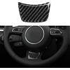 FINMOKAL Adesivo per volante in fibra di carbonio per Audi A4L A6L A3 Q3 Q5 Q7