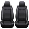 RFUJBPDZA 2 Pezzi Auto Coprisedili Set per Hyundai Tucson N-Line NX4 2021-2025 Coprisedili Anteriori in Pelle Impermeabile Antiscivolo Universale Comodo Accessori,A