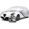 Esselle Parts Telo Copri Auto Copriauto per Alfa Romeo Giulietta Fino al 2013 Impermeabile Felpato