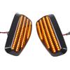 OFIXEM Indicatori LED Dinamici Nero Fumo per Jeep Renegade 2014-2021 | Set 2 pezzi, lente nero fumo. OEM 68256049AA/68256050AA. 12V ambra, plug & play