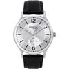 Breil, Orologio Uomo Solo Tempo, Acciaio e Pelle Nera, Cassa 39 mm | Collezione Belmont, Movimento Al Quarzo, Chiusura a Fibbia, Idea Regalo Uomo