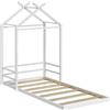 VitaliSpa Vicco Letto montessori bambini Roofy, Bianco, 90x200