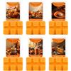Scent-Hi Cera profumata a forma di zucca, cera di soia autunnale per | 6 profumi di zucca con cannella, vaniglia, caramello, torte, set regalo per decorazione autunnale, Halloween, Natale