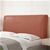 BUAOGDVG Copritestiera Letto Matrimoniale Ecopelle Copri Testata Letto | Una Piazza E Mezza Elastica Universale Copertura per Testiera per Letto Protezione(Orange,1.5-1.7m)