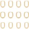 UNICRAFTALE 12 orecchini a cerchio in acciaio inox di 3 dimensioni, ovali, senza fine, orecchini a cerchio per dormire, set di orecchini per piercing dormienti, regalo da donna, Metallo