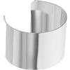 VALICLUD Bracciale Rigido Donna Regolabile in Acciaio Inox, Chic | Argento, Finitura Liscia e Lavorazione Fine, Adatto a Uscite e Matrimonio, per Ragazze e Donne