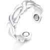 Hasnsofie Vital - Anello magnetico da donna, con potenti magneti, per perdere peso, dormire meglio, alleviare lo stress, aperto e regolabile, con confezione regalo