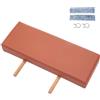 Generic Estensione per Lettino Da Massaggio Supporto in Schiuma Cuscino Poggiapiedi Prolunga Ergonomica per Comfort Extra Adatto per Centri Benessere E, Rosso Marrone