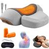 DFFUDICLE Elitary Reset Cuscino Massaggiante Cervicale 3 In 1 | 4 Zone Vibranti,Supporto Rilassante Per Collo E Spalle Con Massaggio A Vibrazione