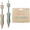 Broemba Aspiratore Nasale Bebè Orecchie Pinzetta 3in1 Senza BPA Verde Beige | Alternativa all'aspiratore nasale. Pulizia delicata per neonati. Pinzetta verde e beige inclusa. Lavabile in lavastoviglie.