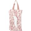 Starnearby Porta Salviettine Umidificate da Borsa Trapuntata per Neonati, Pochette Porta Salviette, Astuccio Porta Salviette, Borsa per Salviette Umidificate da Viaggio per Passeggino e Auto (Rose b)