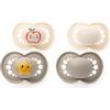 MAM Ciucci originali | 18-36 mesi | Confezione da 4 | Materiali sostenibili | Accessori per bambini | Pietra