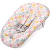 HANELLE Copricuscino compatibile con Stokke Tripp Trapp, imbottito, impermeabile, lavabile, antiscivolo, HANELLE (Quadri)