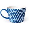 Excelsa Enjoy Tazza Jumbo, Porcellana, Azzurro, 11 x 11 x 8 cm