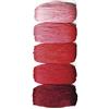 Rayher 53564286 di cotone filato Stitch & Knot, 5 colori Je 10 m in assortiti, Rosso (Ciliegia)