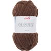Stafil Cloudy Filato Ciniglia Extra Morbido per Amigurumi Giganti, Gomitolo da 200 g e 60 m, Ø 10 mm, Colore Marrone