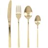 Russell Hobbs Vienna Set posate 16 pezzi, oro satinato | Acciaio inox 18/0, servizio per 4, forchette, coltelli, cucchiai da tavola e da tè, lavabile in lavastoviglie