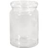 Rayher Vasetto Con Coperchio Di Vetro, 10Cm Ø, 14Cm, 900Ml, Apertura Ø7,5Cm, 46048000
